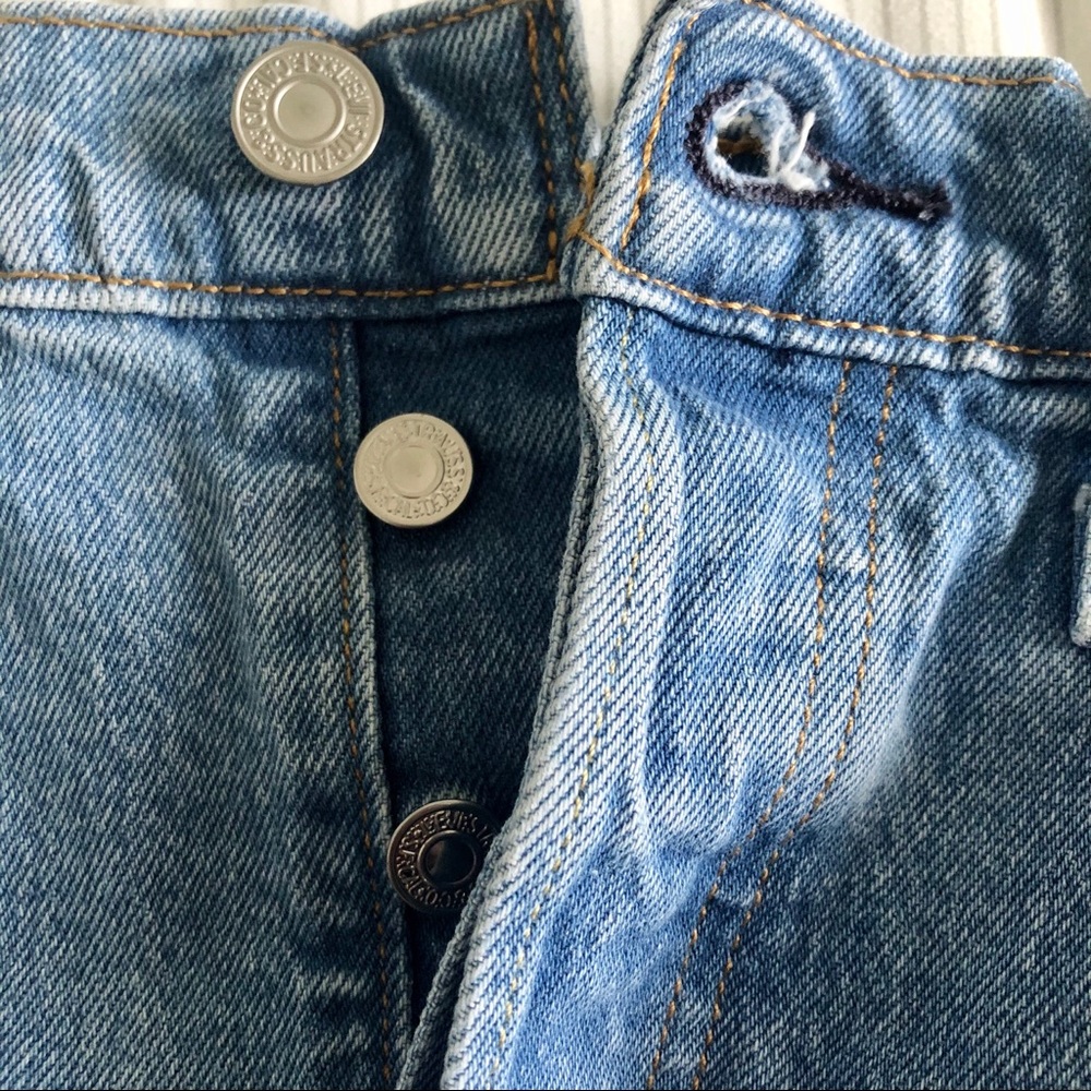 NWT Levi’s High Rise 501 Denim Shorts Size 30 - Picture 5 of 6